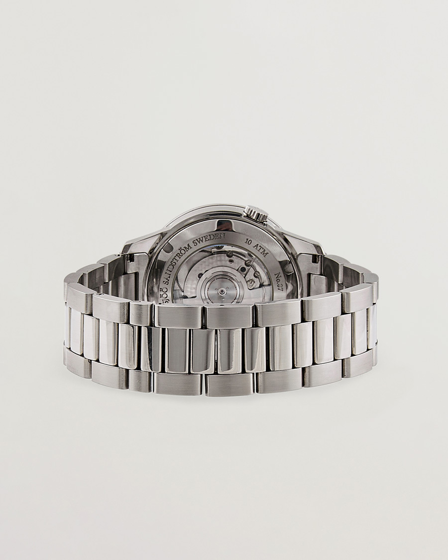 Homme | Sjöö Sandström Pre-Owned Royal Steel Worldstimer 41mm SS-1841-WT Silver | Sjöö Sandström Pre-Owned | Royal Steel Worldstimer 41mm SS-1841-WT Silver