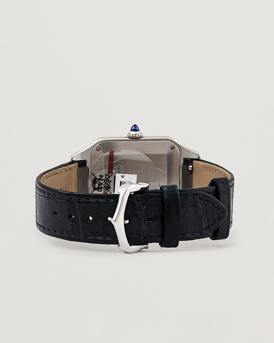 Homme | Cartier Pre-Owned Santos Dumont WSSA0022 Silver | Cartier Pre-Owned | Santos Dumont WSSA0022 Silver