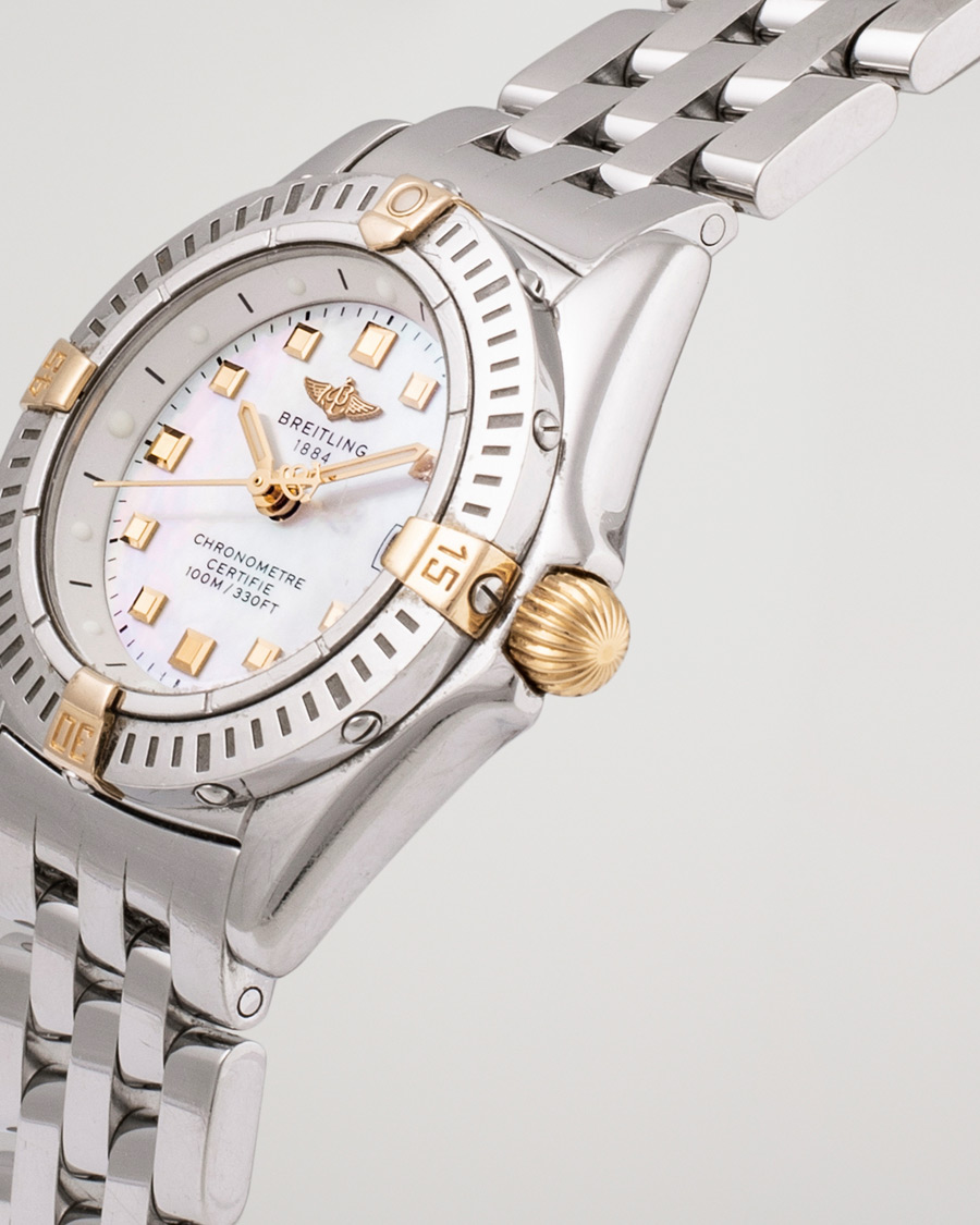 Homme | Breitling Pre-Owned Callistino B72345 Mother of Pearl Silver | Breitling Pre-Owned | Callistino B72345 Mother of Pearl Silver