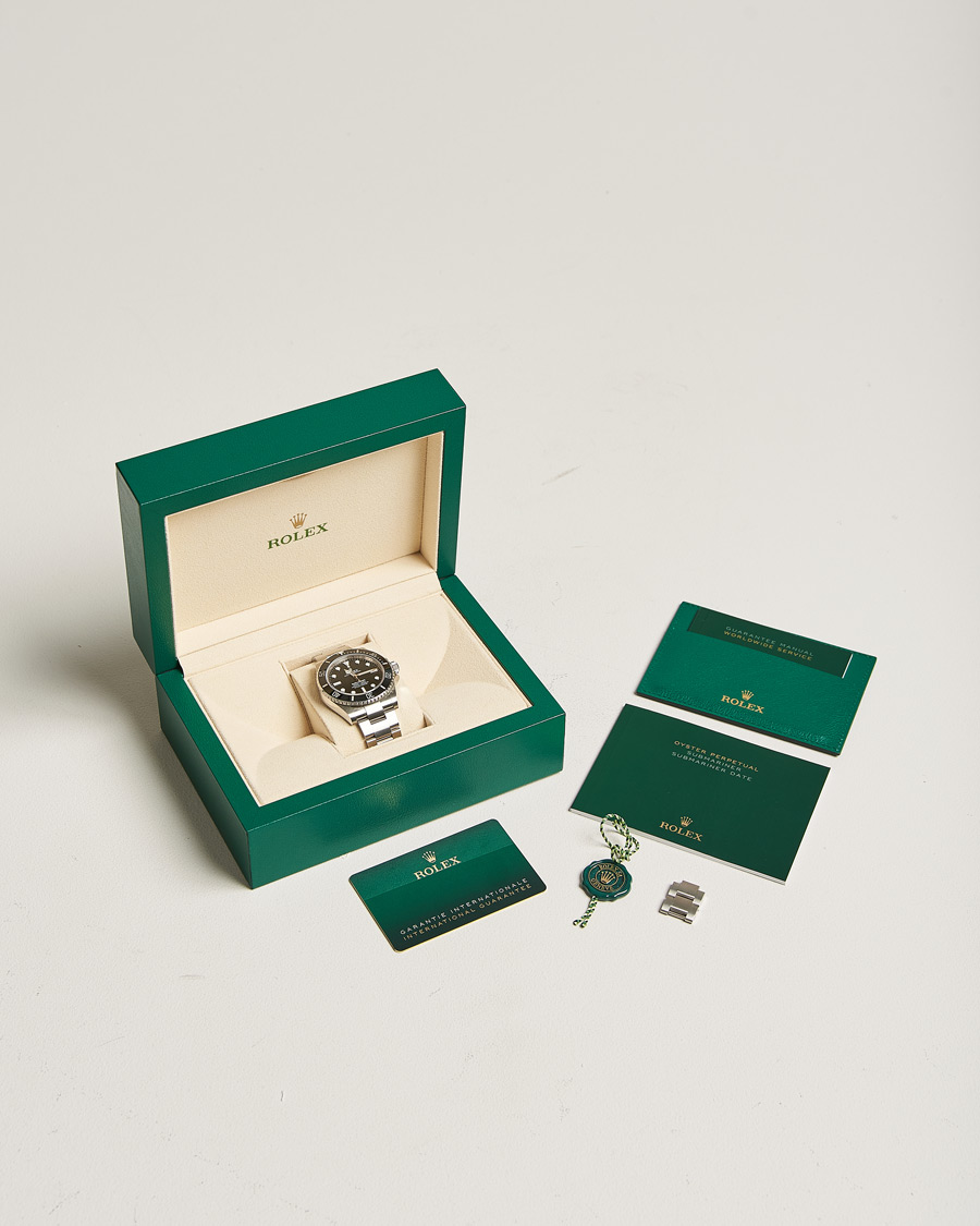 Homme | Rolex Pre-Owned Submariner 124060 Oyster Perpetual Steel Black Silver | Rolex Pre-Owned | Submariner 124060 Oyster Perpetual Steel Black Silver