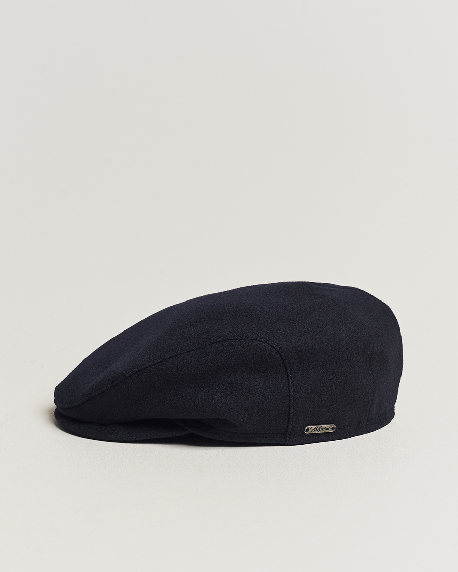 Homme | Bobs Et Casquettes | Wigéns | Ivy Slim Donegal Wool Navy