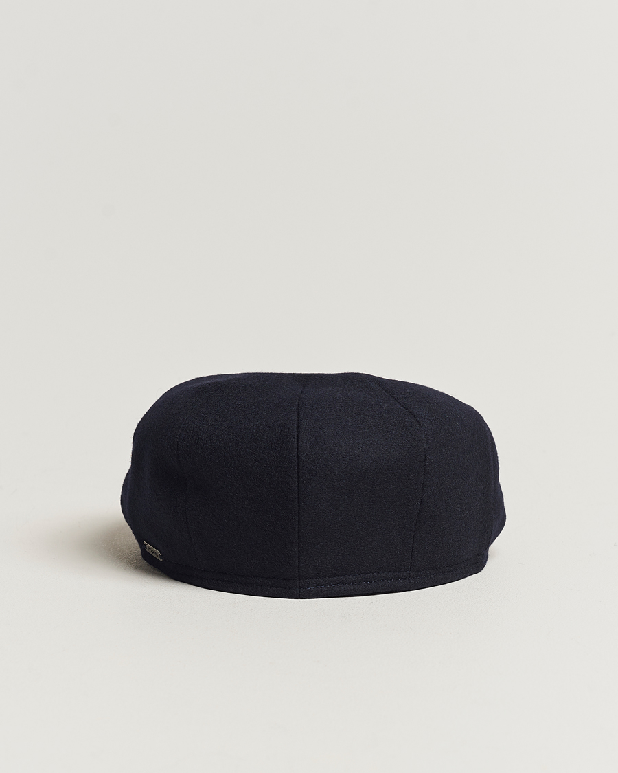 Homme | Bobs Et Casquettes | Wigéns | Ivy Slim Donegal Wool Navy