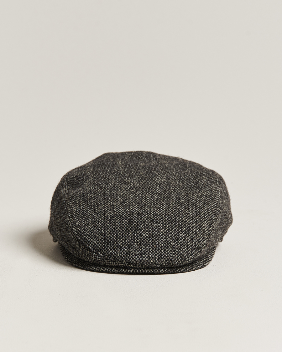 Homme | Bobs Et Casquettes | Wigéns | Ivy Slim Donegal Wool Dark Grey