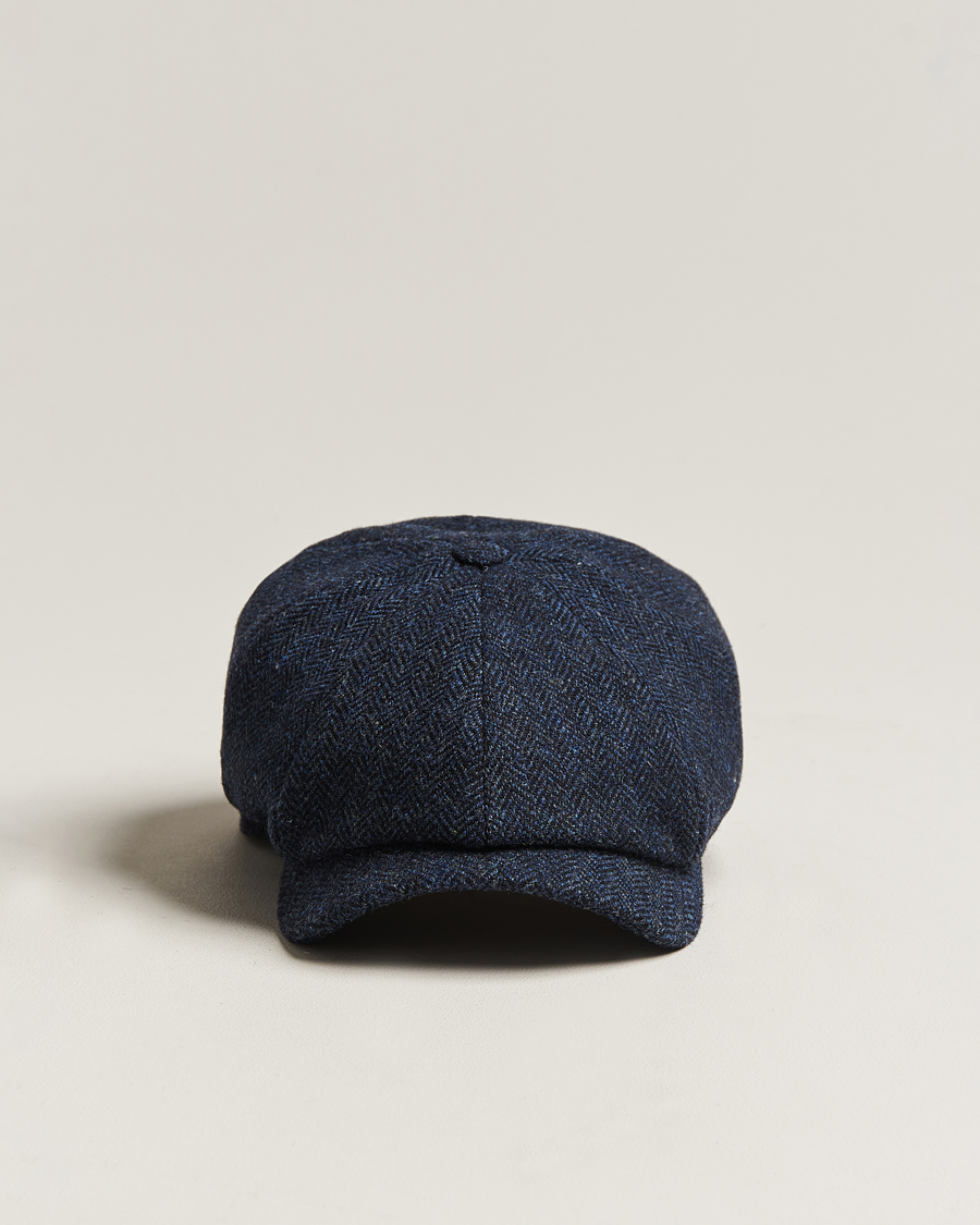 Homme | Bobs Et Casquettes | Wigéns | Newsboy Classic Shetland Wool Navy