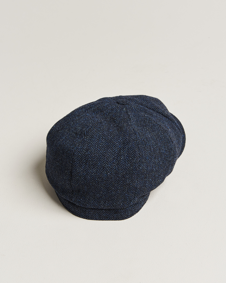 Homme | Bobs Et Casquettes | Wigéns | Newsboy Classic Shetland Wool Navy