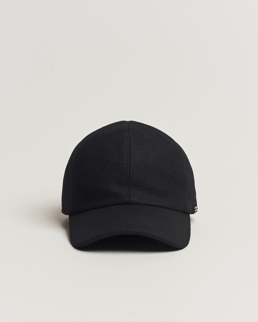 Homme | Bobs Et Casquettes | Wigéns | Baseball Classic Melton Wool Black