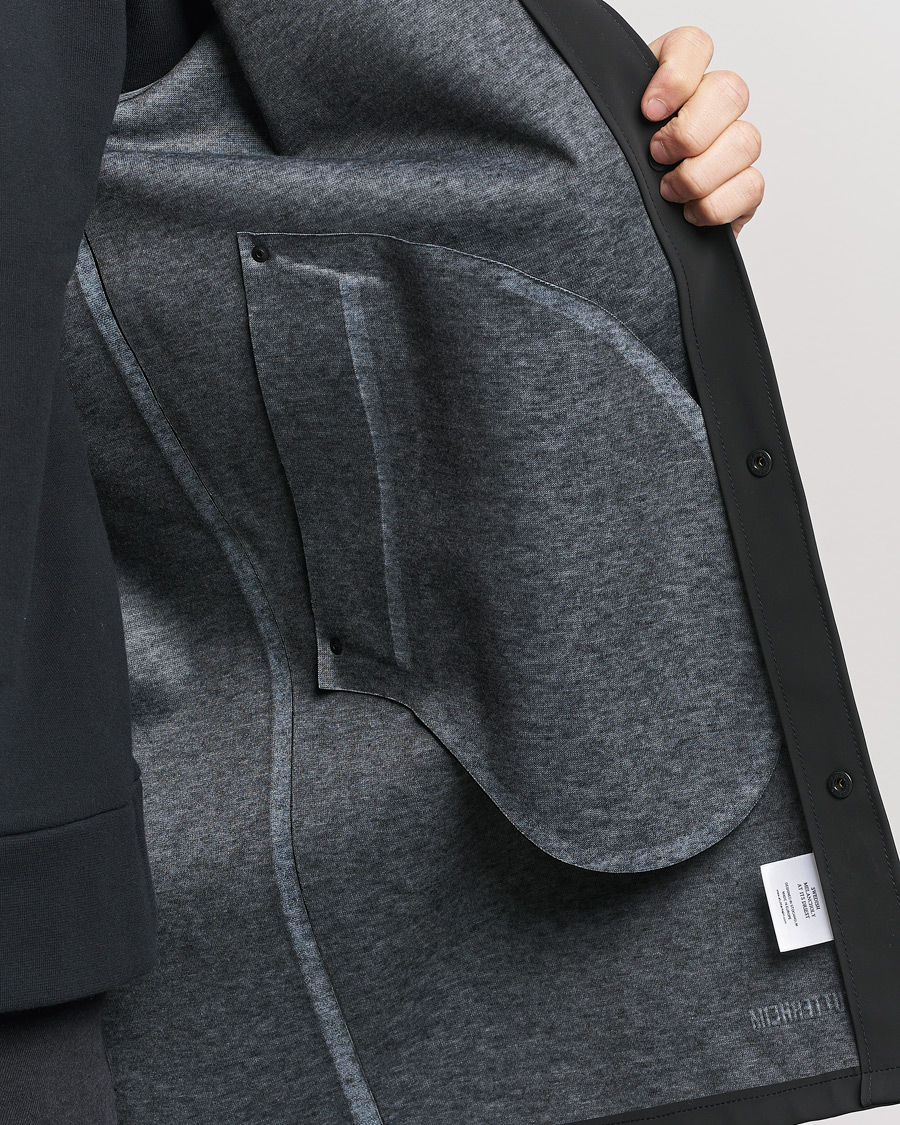 Homme | Manteaux Et Vestes | Stutterheim | Stockholm Raincoat Suede Black