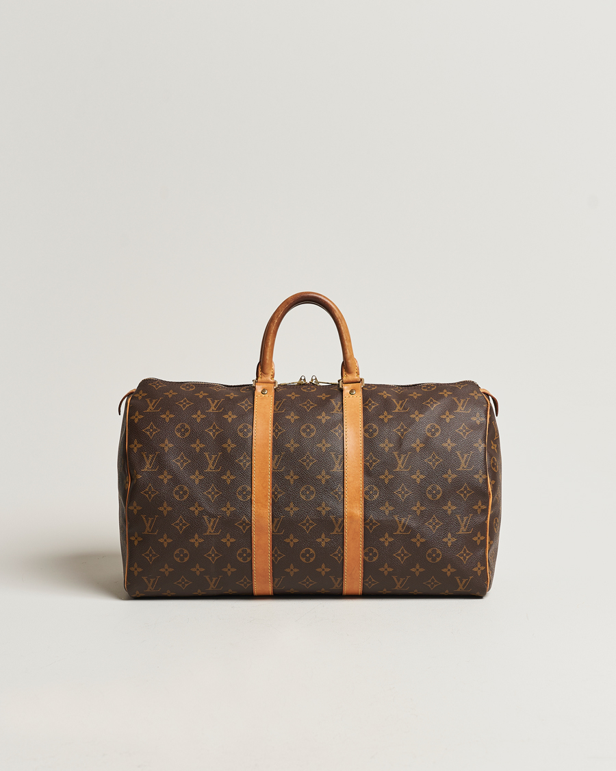 Homme | Louis Vuitton Pre-Owned Keepall 45 Bag Monogram | Louis Vuitton Pre-Owned | Keepall 45 Bag Monogram