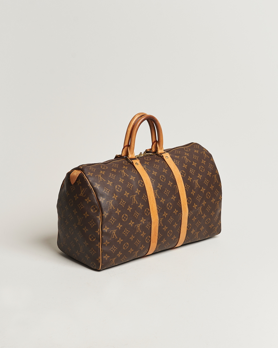 Homme | Louis Vuitton Pre-Owned Keepall 45 Bag Monogram | Louis Vuitton Pre-Owned | Keepall 45 Bag Monogram