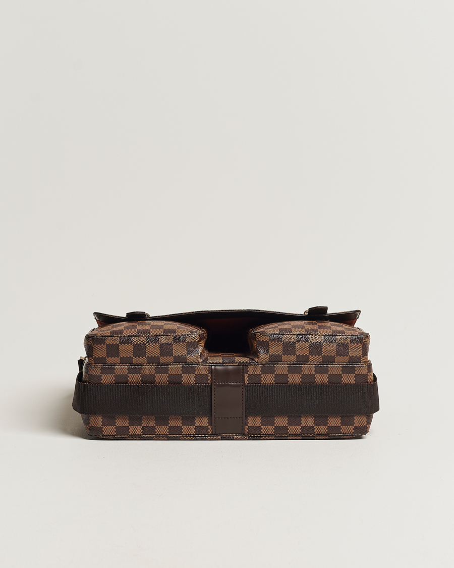 Homme | Louis Vuitton Pre-Owned Broadway Messenger Bag Damier Ebene | Louis Vuitton Pre-Owned | Broadway Messenger Bag Damier Ebene