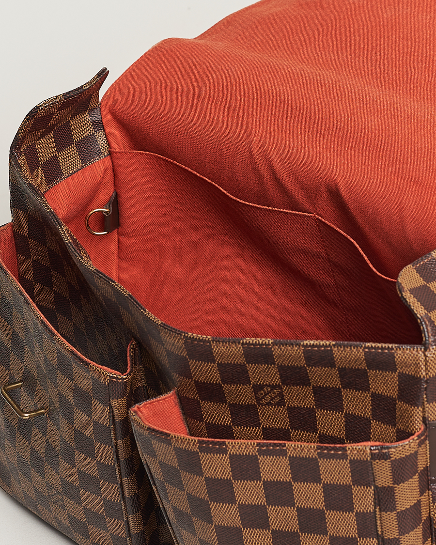 Homme | Louis Vuitton Pre-Owned Broadway Messenger Bag Damier Ebene | Louis Vuitton Pre-Owned | Broadway Messenger Bag Damier Ebene