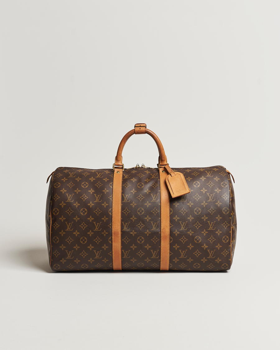 Homme | Louis Vuitton Pre-Owned Keepall 50 Bag Monogram  | Louis Vuitton Pre-Owned | Keepall 50 Bag Monogram 