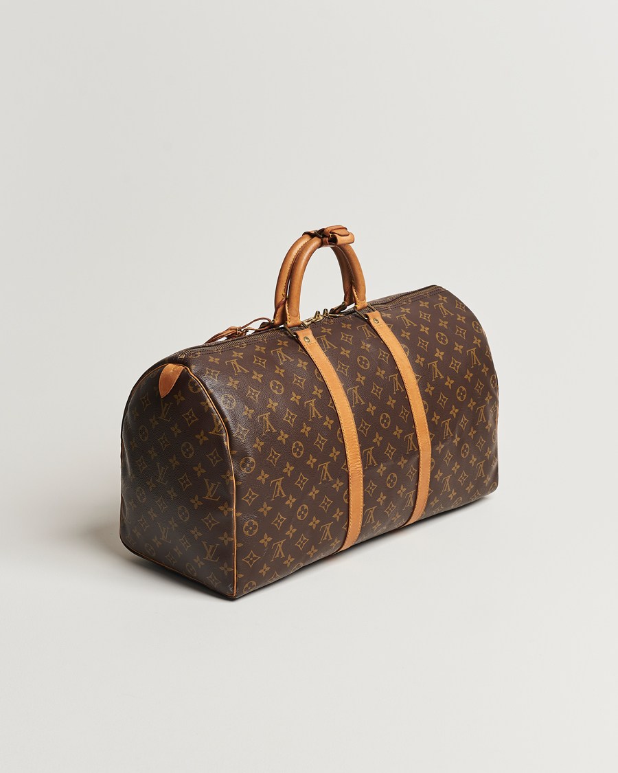 Homme | Louis Vuitton Pre-Owned Keepall 50 Bag Monogram  | Louis Vuitton Pre-Owned | Keepall 50 Bag Monogram 