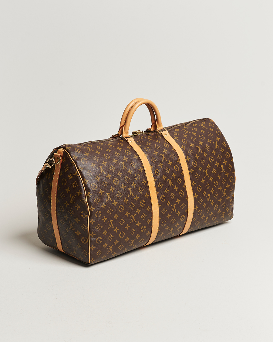 Homme | Louis Vuitton Pre-Owned Keepall Bandoulière 60 Monogram | Louis Vuitton Pre-Owned | Keepall Bandoulière 60 Monogram