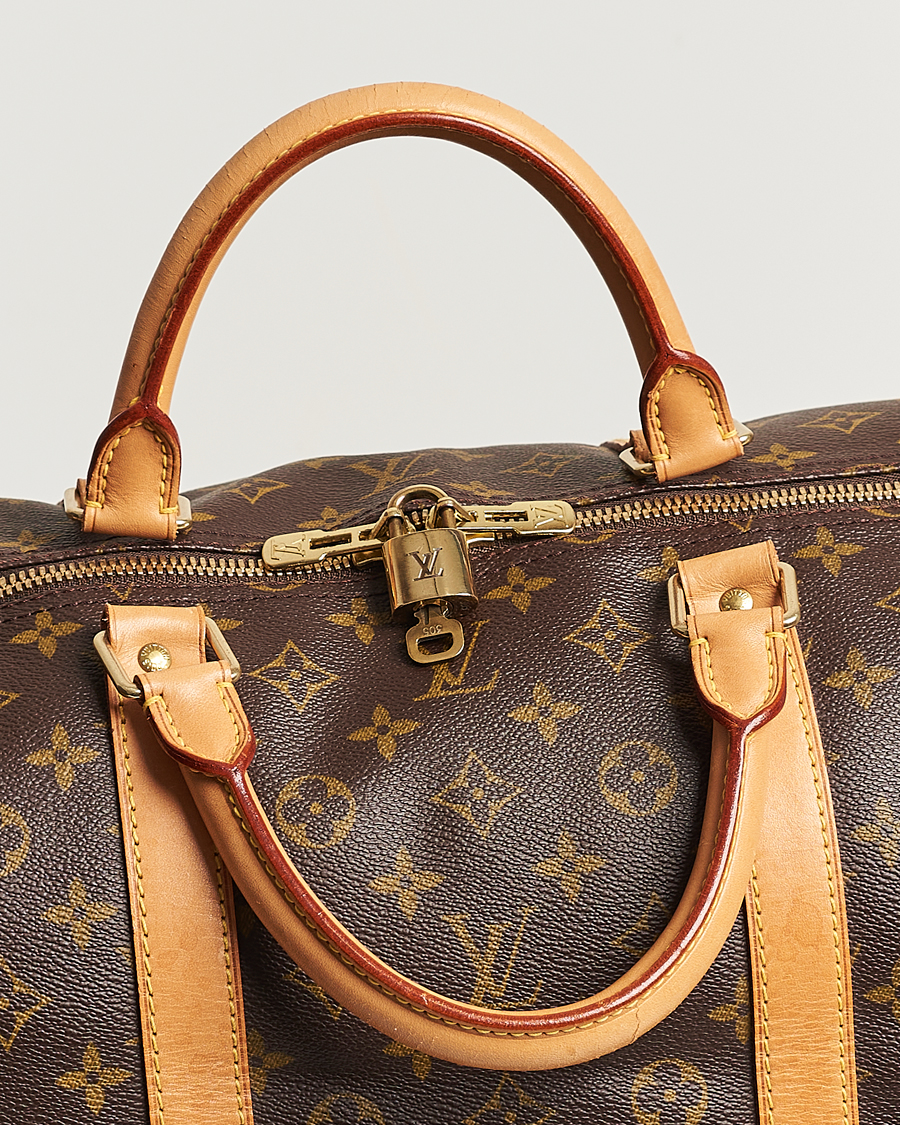 Homme | Louis Vuitton Pre-Owned Keepall Bandoulière 60 Monogram | Louis Vuitton Pre-Owned | Keepall Bandoulière 60 Monogram