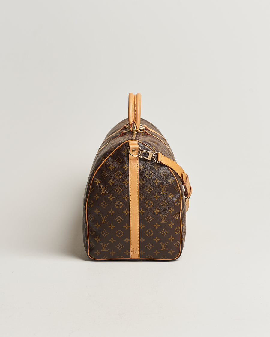 Homme | Louis Vuitton Pre-Owned Keepall Bandoulière 60 Monogram | Louis Vuitton Pre-Owned | Keepall Bandoulière 60 Monogram