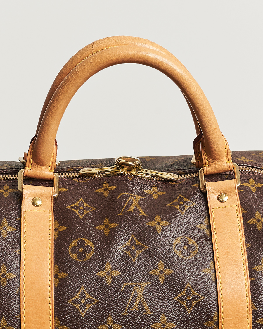 Homme | Louis Vuitton Pre-Owned Keepall Bandoulière 60 Monogram | Louis Vuitton Pre-Owned | Keepall Bandoulière 60 Monogram