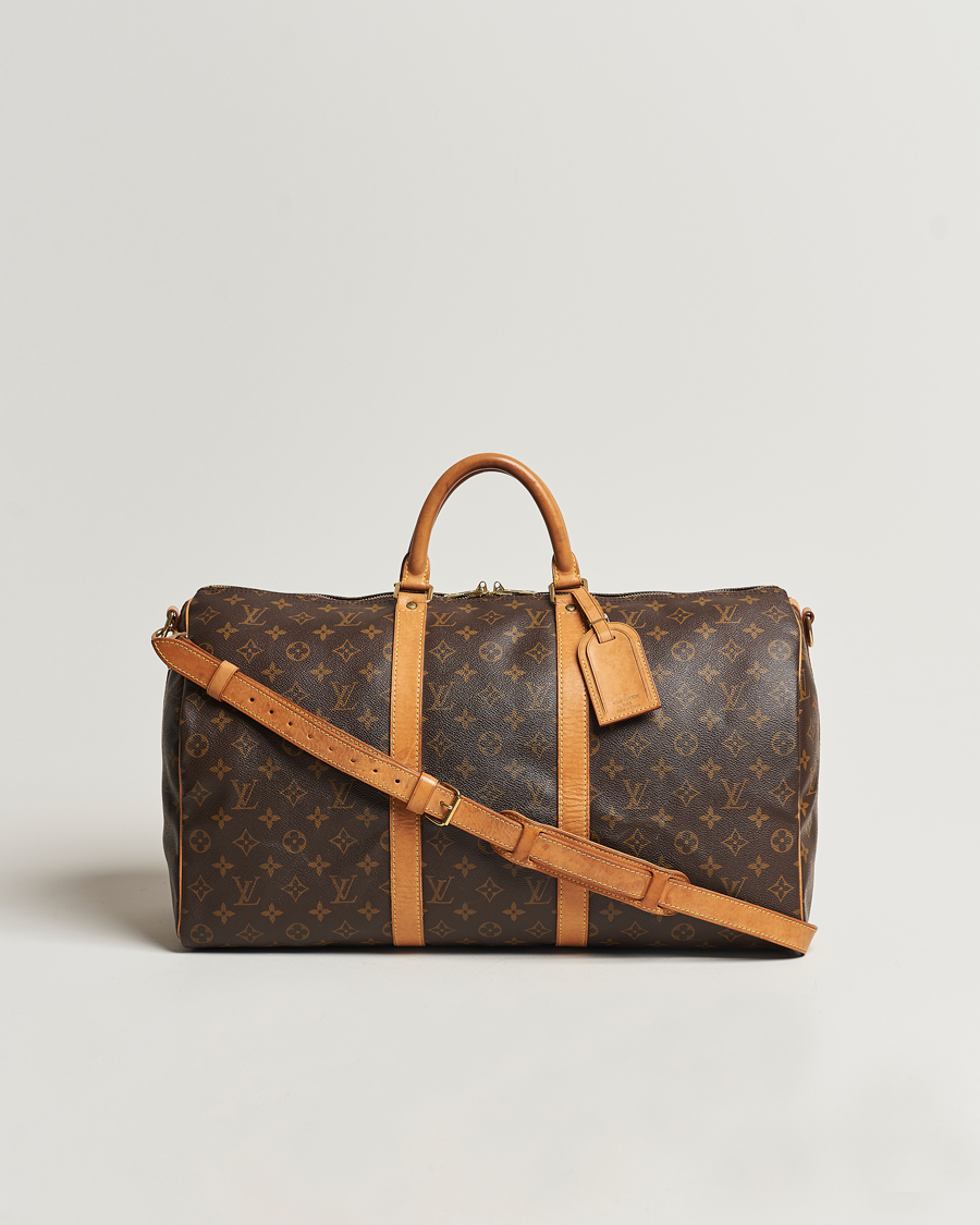 Homme | Louis Vuitton Pre-Owned Keepall Bandoulière 50 Monogram | Louis Vuitton Pre-Owned | Keepall Bandoulière 50 Monogram