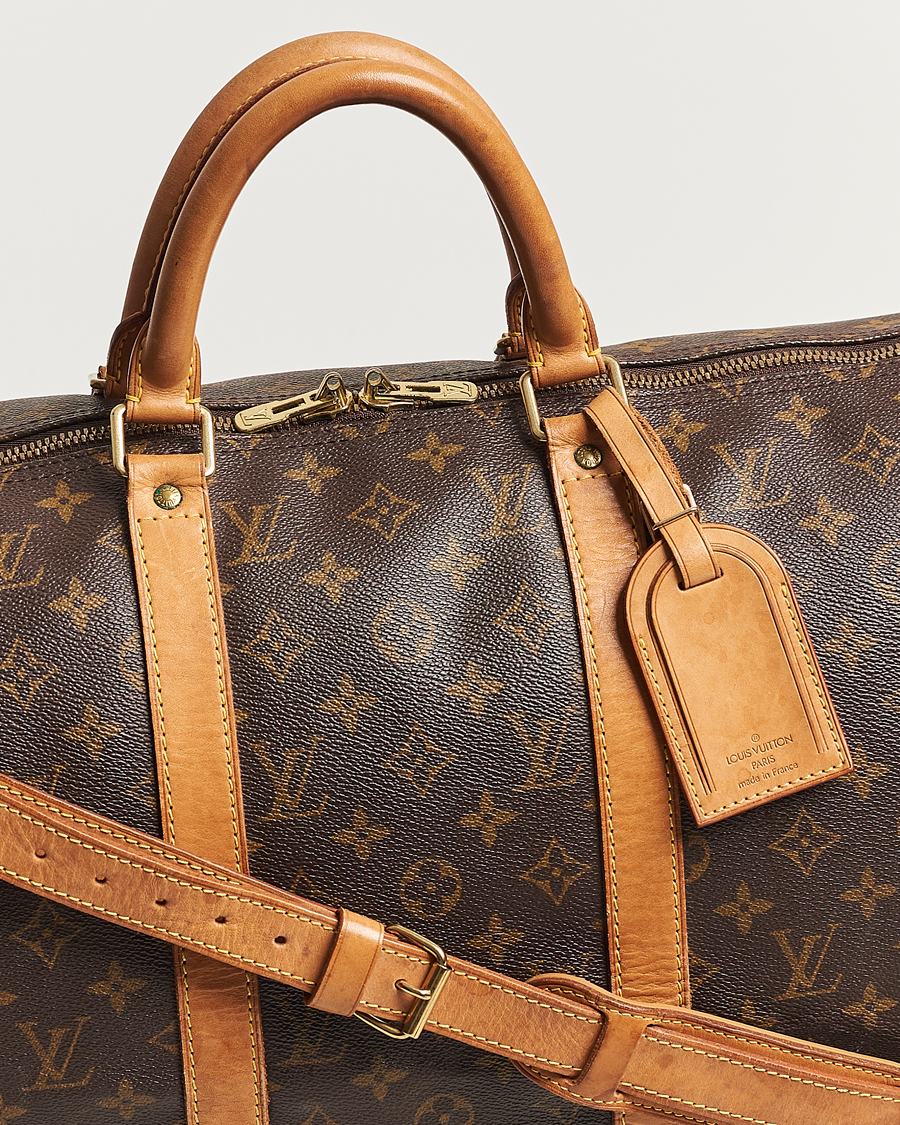 Homme | Louis Vuitton Pre-Owned Keepall Bandoulière 50 Monogram | Louis Vuitton Pre-Owned | Keepall Bandoulière 50 Monogram