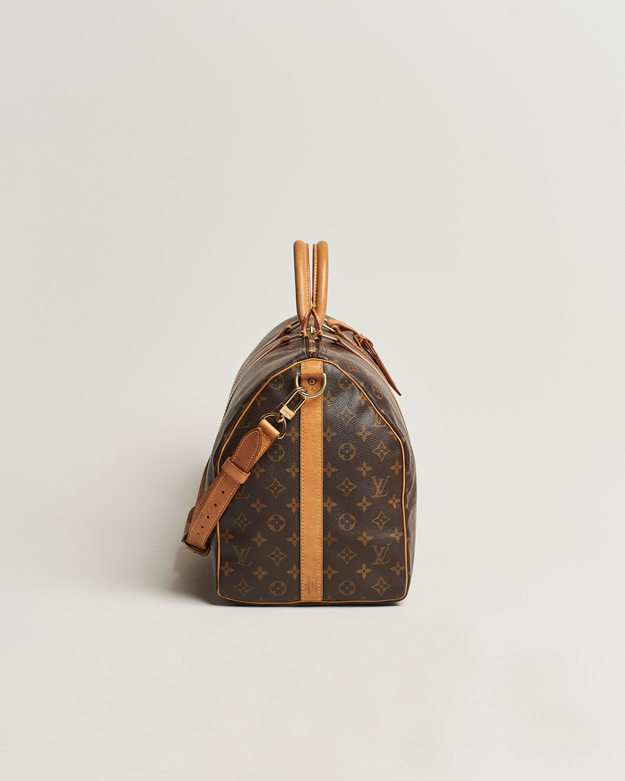 Homme | Louis Vuitton Pre-Owned Keepall Bandoulière 50 Monogram | Louis Vuitton Pre-Owned | Keepall Bandoulière 50 Monogram