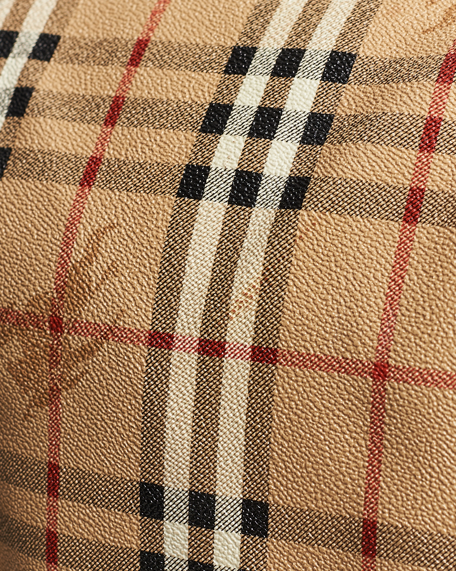 Homme | Burberry Pre-Owned Duffle Bag Haymarket Check | Burberry Pre-Owned | Duffle Bag Haymarket Check