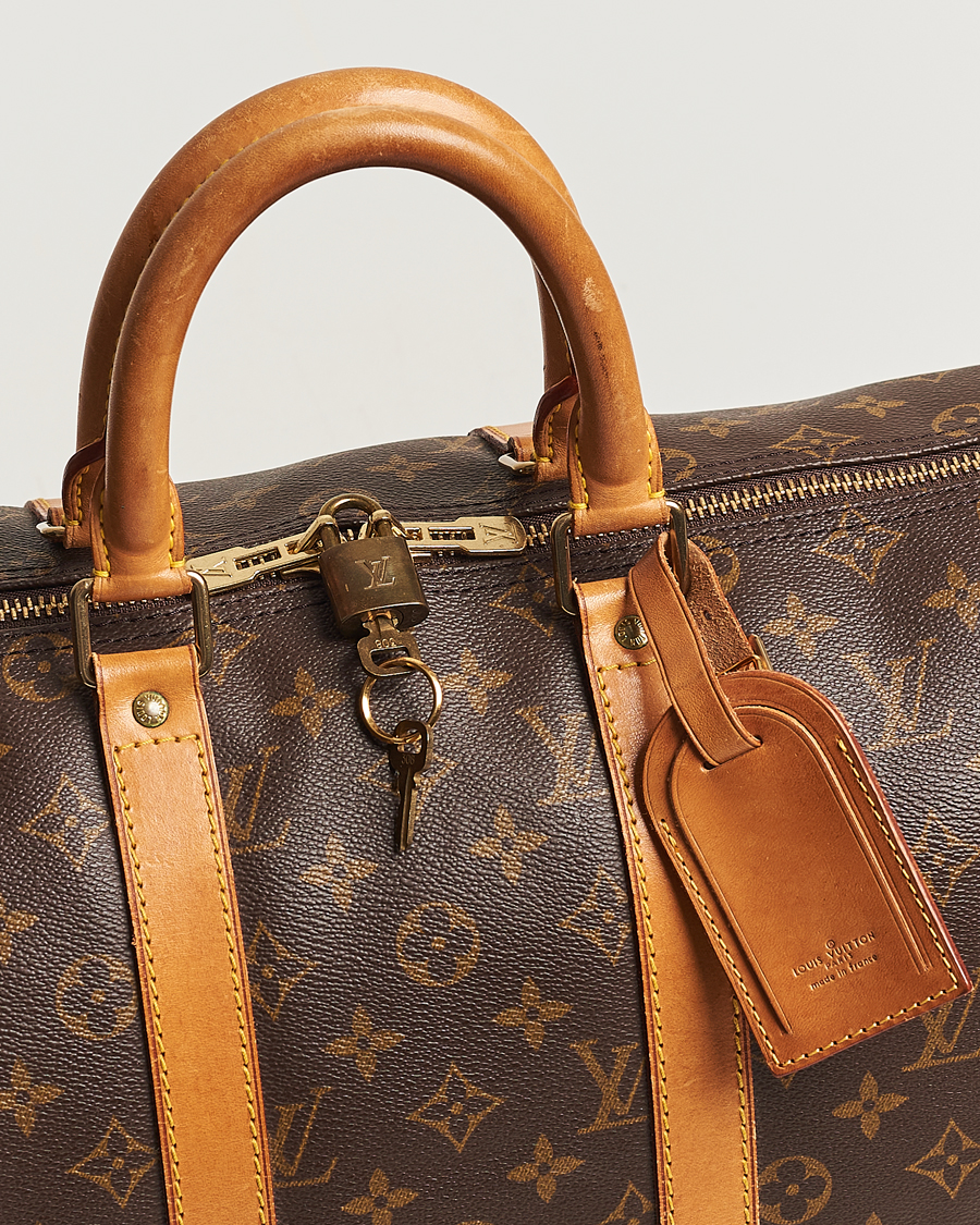 Homme | Louis Vuitton Pre-Owned Keepall 45 Bag Monogram | Louis Vuitton Pre-Owned | Keepall 45 Bag Monogram