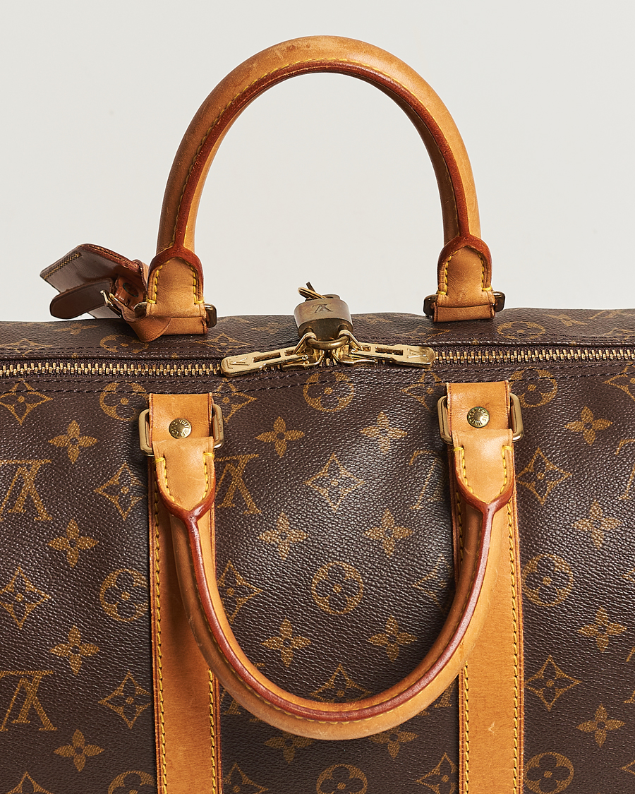 Homme | Louis Vuitton Pre-Owned Keepall 45 Bag Monogram | Louis Vuitton Pre-Owned | Keepall 45 Bag Monogram