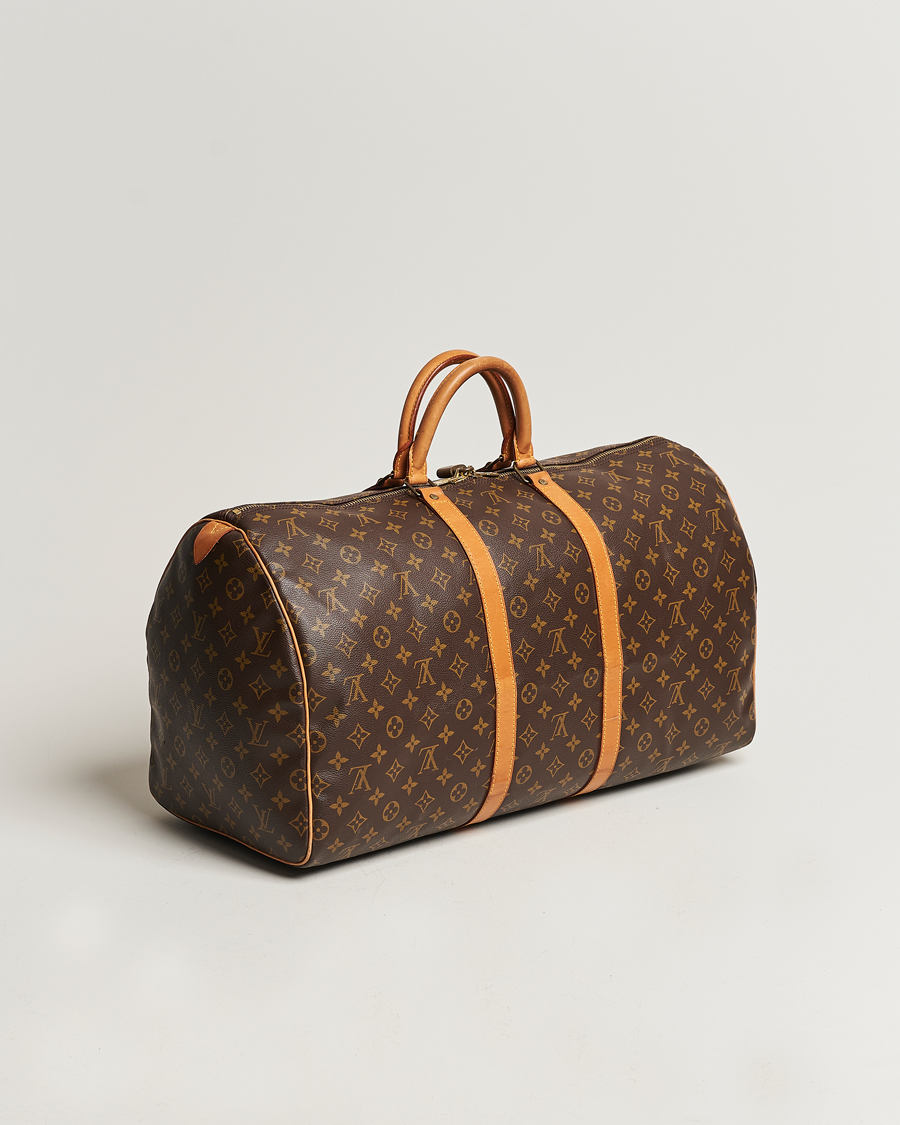 Homme | Louis Vuitton Pre-Owned Keepall 55 Bag Monogram  | Louis Vuitton Pre-Owned | Keepall 55 Bag Monogram 