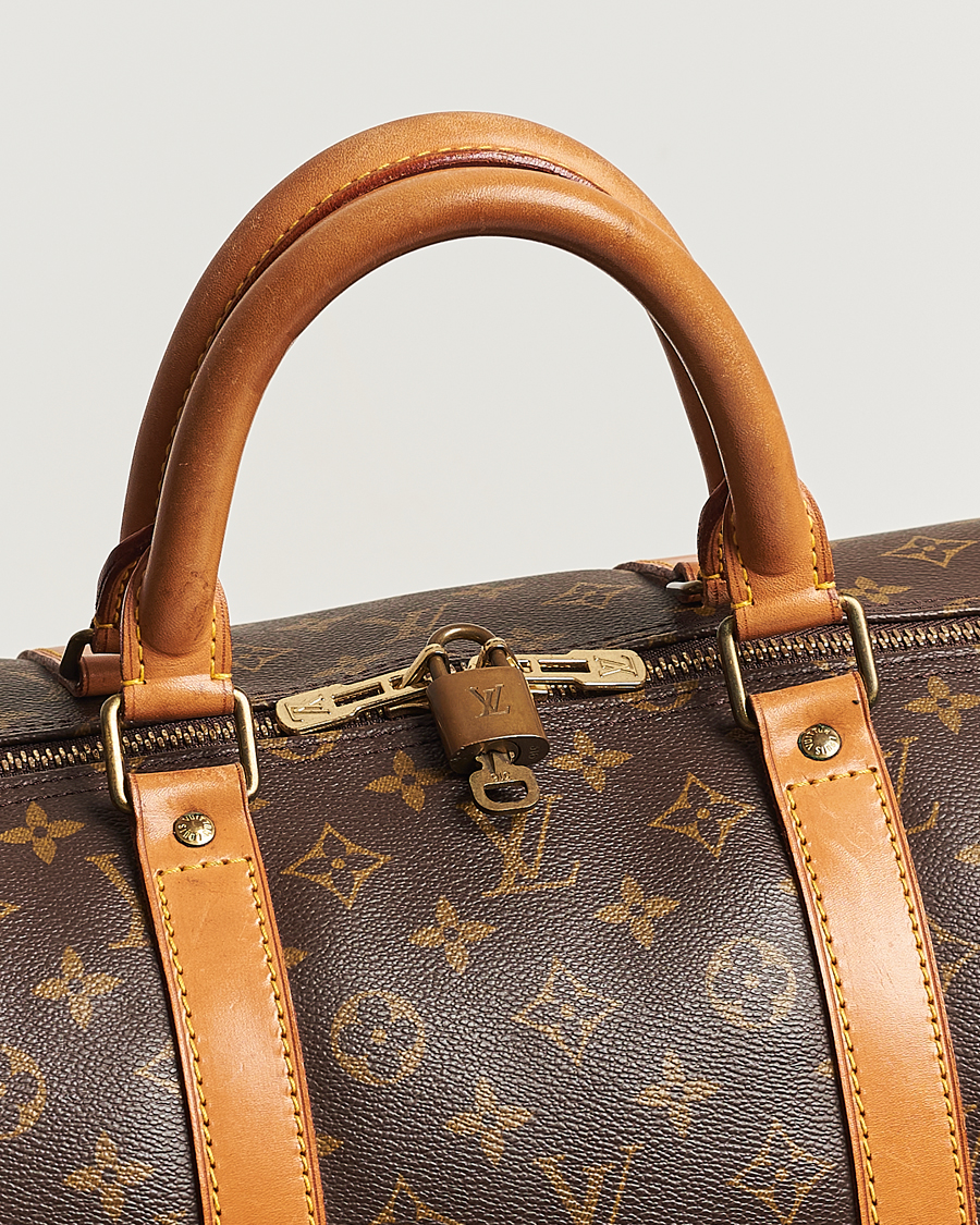 Homme | Louis Vuitton Pre-Owned Keepall 55 Bag Monogram  | Louis Vuitton Pre-Owned | Keepall 55 Bag Monogram 