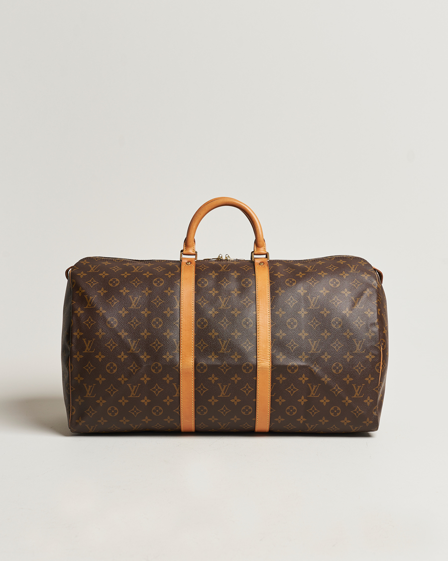 Homme | Louis Vuitton Pre-Owned Keepall 55 Bag Monogram  | Louis Vuitton Pre-Owned | Keepall 55 Bag Monogram 
