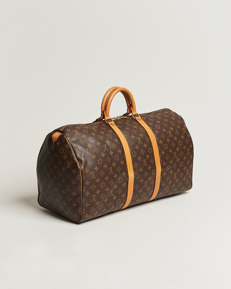 Homme | Louis Vuitton Pre-Owned Keepall 55 Bag Monogram  | Louis Vuitton Pre-Owned | Keepall 55 Bag Monogram 