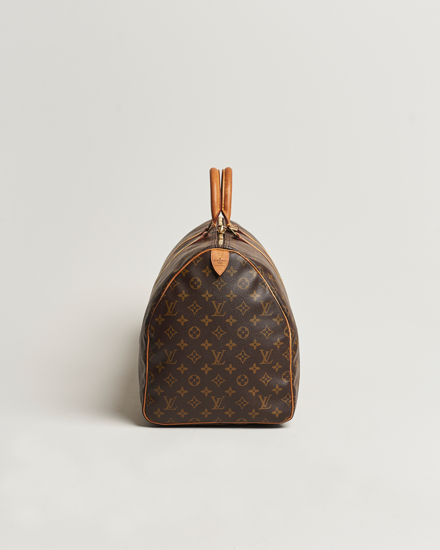 Homme | Louis Vuitton Pre-Owned Keepall 55 Bag Monogram | Louis Vuitton Pre-Owned | Keepall 55 Bag Monogram