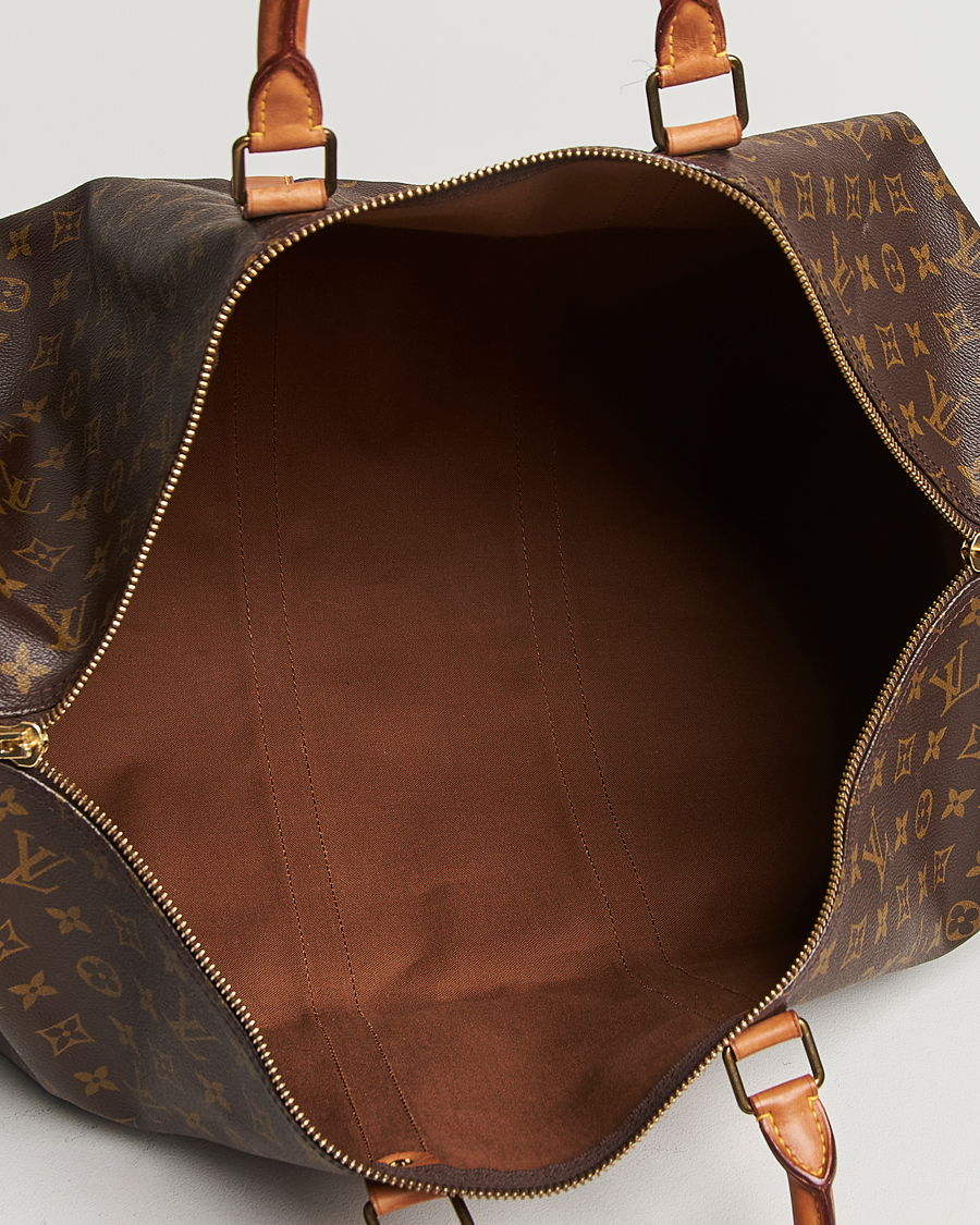 Homme | Louis Vuitton Pre-Owned Keepall 55 Bag Monogram | Louis Vuitton Pre-Owned | Keepall 55 Bag Monogram