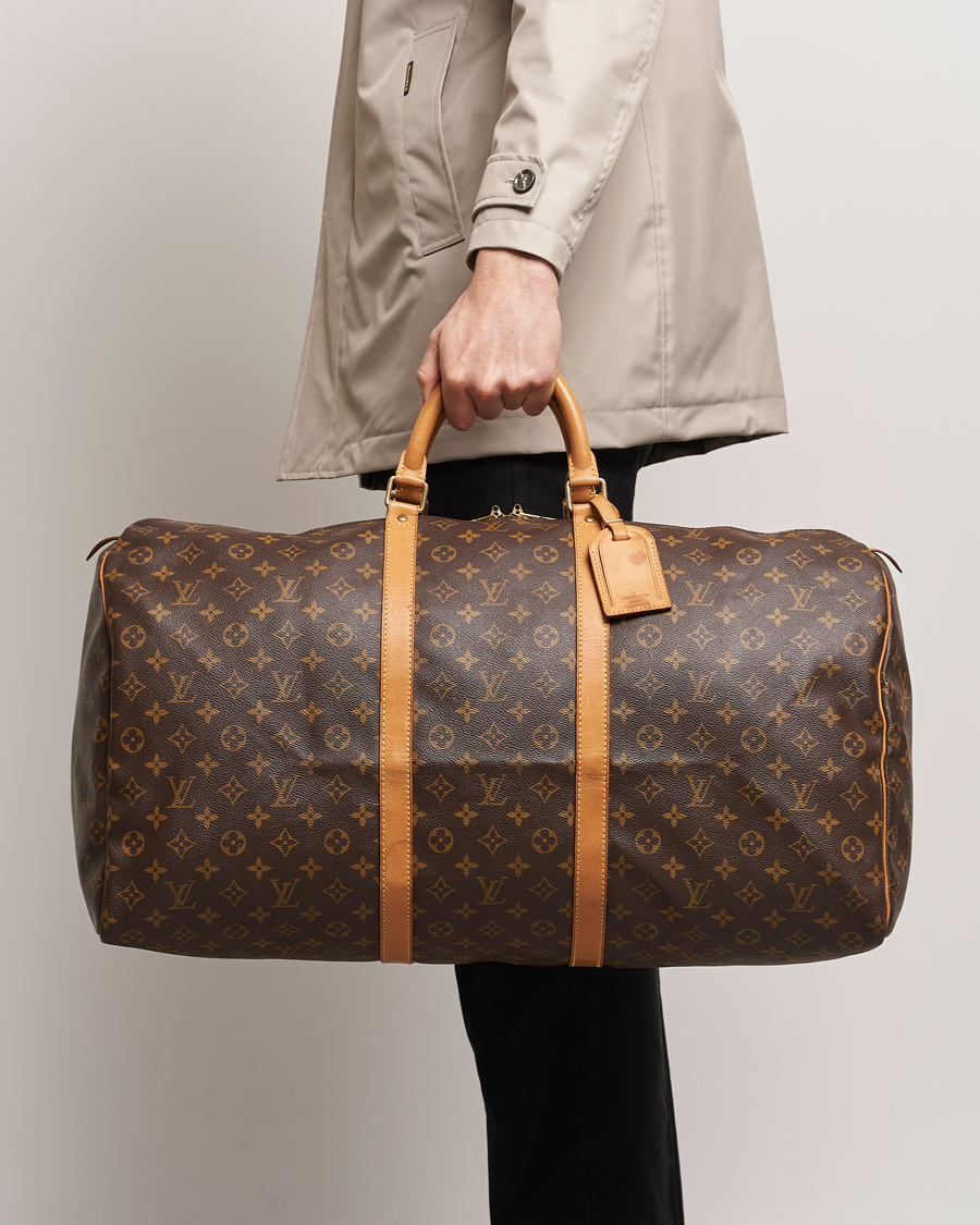 Homme | Pre-owned Accessoires | Louis Vuitton Pre-Owned | Keepall 60 Bag Monogram 