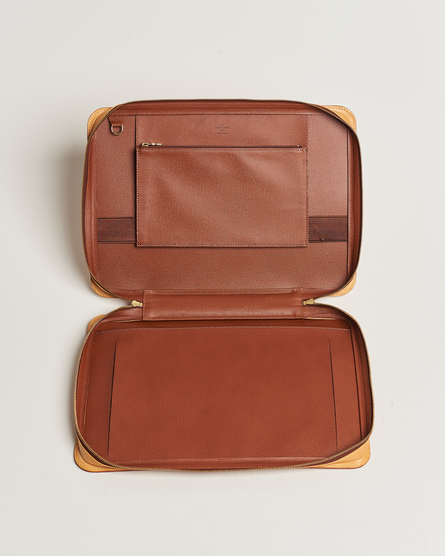 Homme | Louis Vuitton Pre-Owned Briefcase Leather | Louis Vuitton Pre-Owned | Briefcase Leather