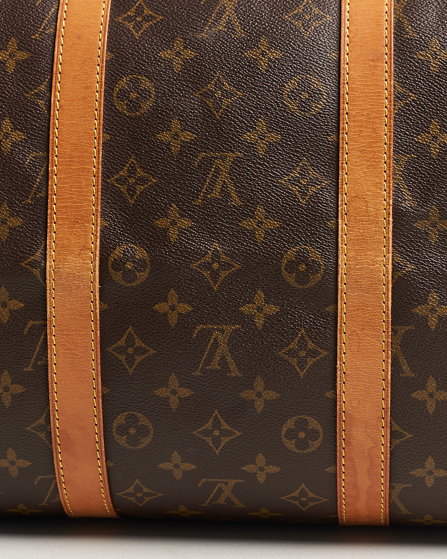 Homme | Louis Vuitton Pre-Owned Keepall Bandoulière 55 Monogram | Louis Vuitton Pre-Owned | Keepall Bandoulière 55 Monogram