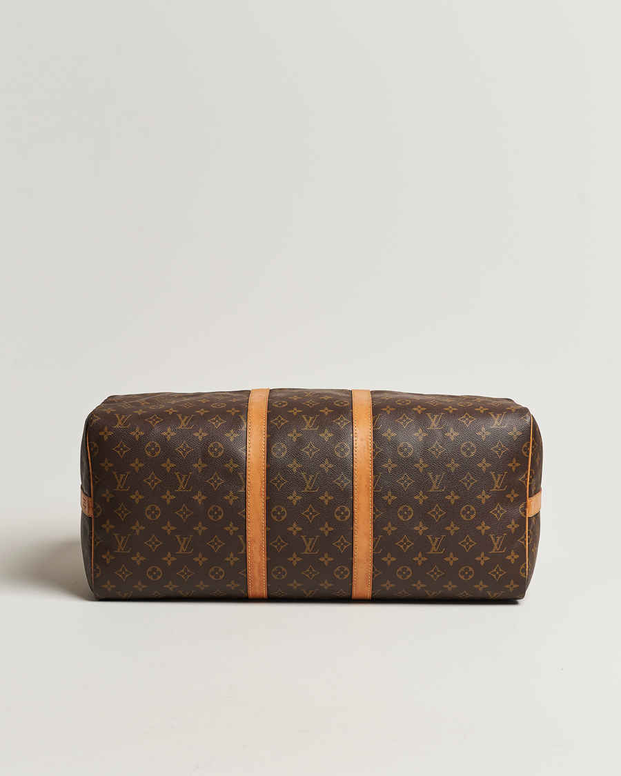 Homme | Louis Vuitton Pre-Owned Keepall Bandoulière 55 Monogram | Louis Vuitton Pre-Owned | Keepall Bandoulière 55 Monogram