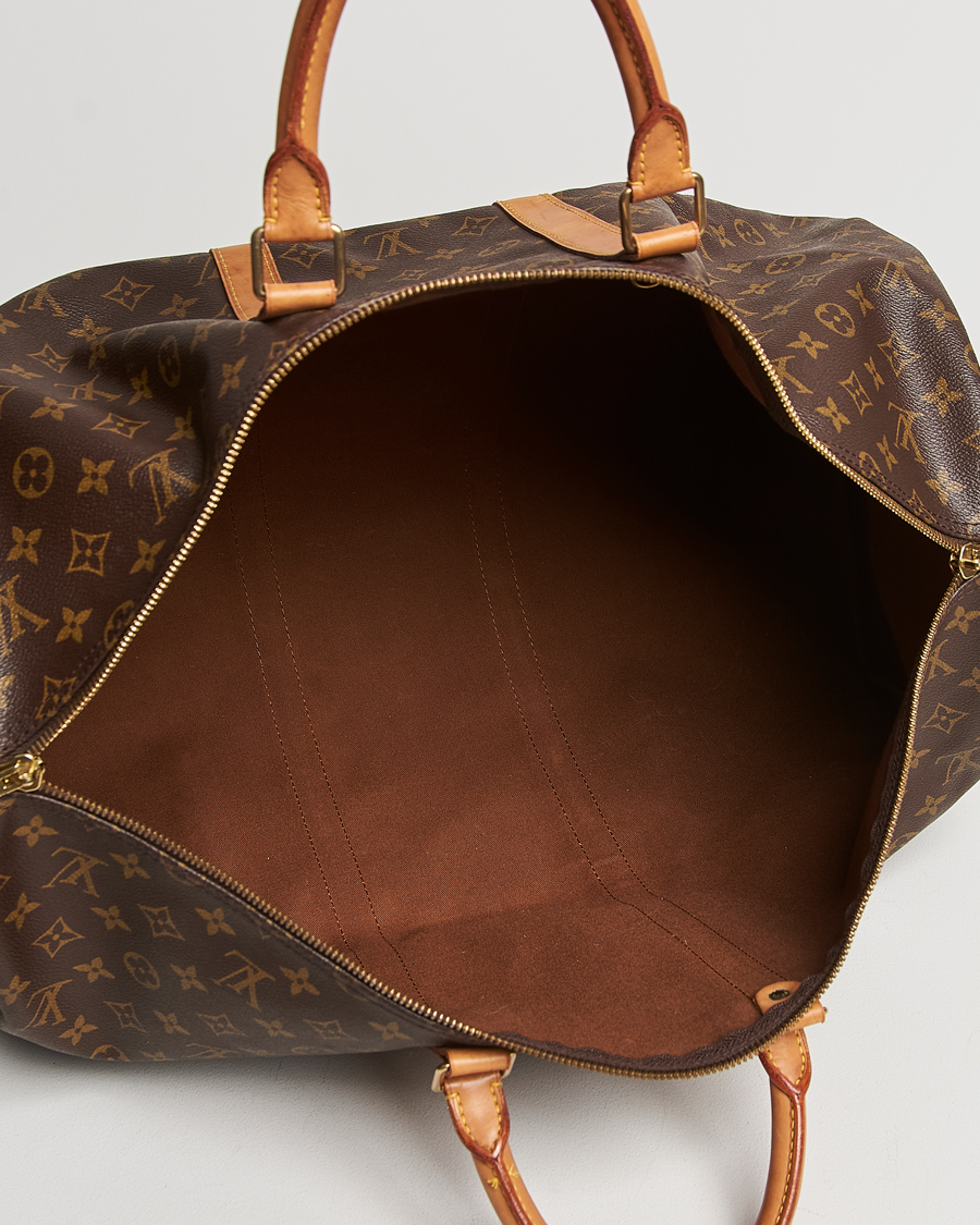Homme | Louis Vuitton Pre-Owned Keepall Bandoulière 55 Monogram | Louis Vuitton Pre-Owned | Keepall Bandoulière 55 Monogram