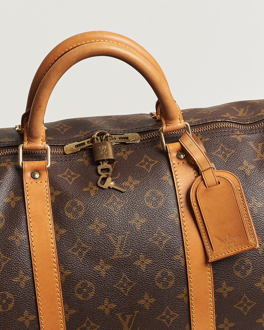 Homme | Louis Vuitton Pre-Owned Keepall 60 Bag Monogram | Louis Vuitton Pre-Owned | Keepall 60 Bag Monogram