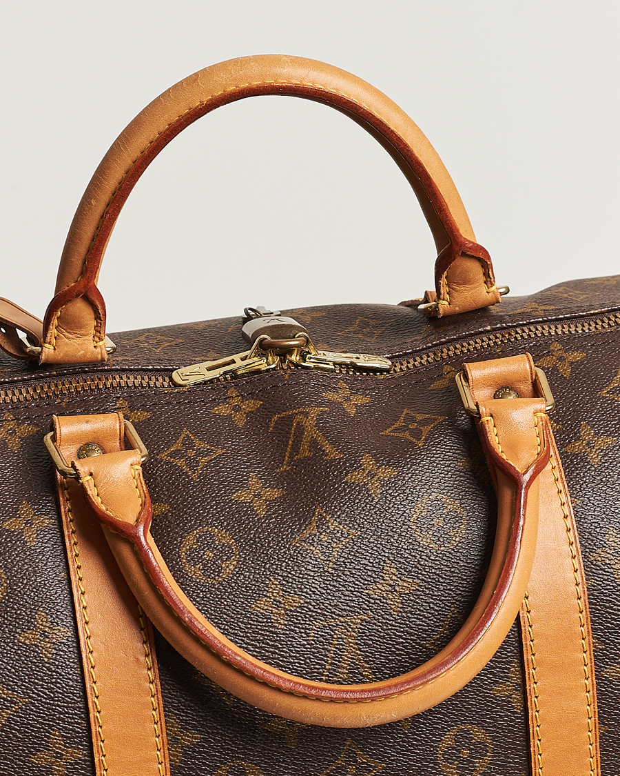 Homme | Louis Vuitton Pre-Owned Keepall 60 Bag Monogram | Louis Vuitton Pre-Owned | Keepall 60 Bag Monogram