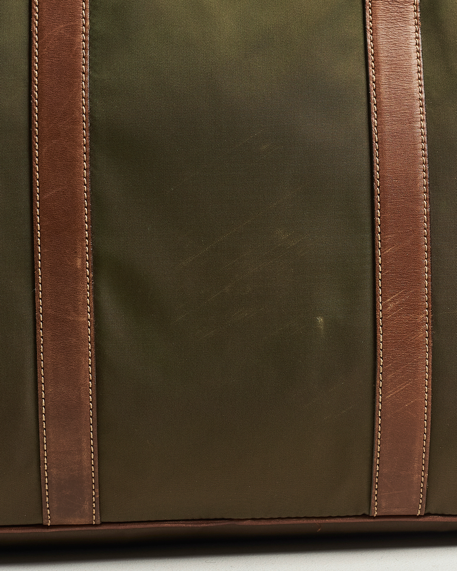 Homme | Prada Pre-Owned Boston Nylon Bag Moss Green | Prada Pre-Owned | Boston Nylon Bag Moss Green