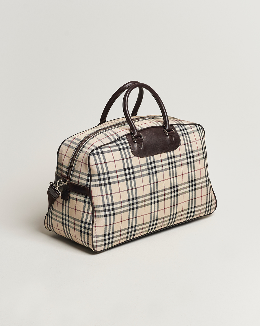 Homme | Burberry Pre-Owned Travel Bag House Check | Burberry Pre-Owned | Travel Bag House Check