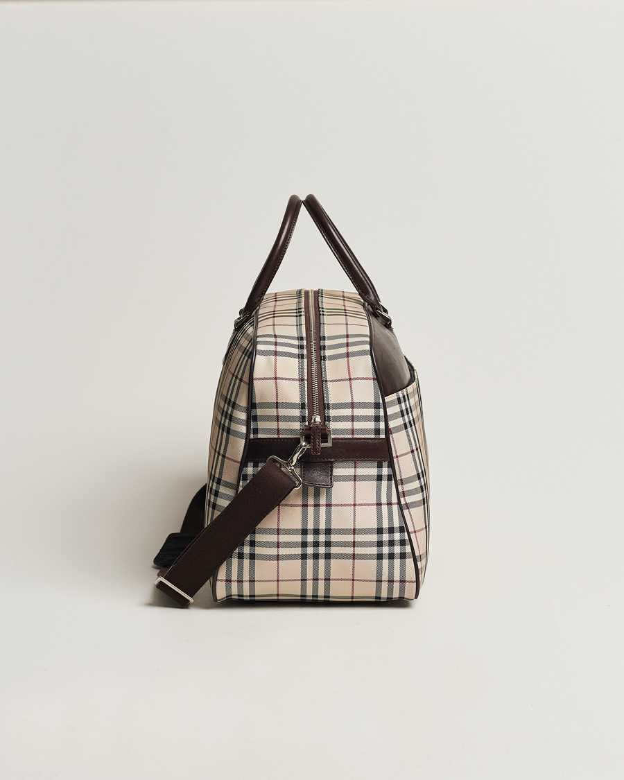 Homme | Burberry Pre-Owned Travel Bag House Check | Burberry Pre-Owned | Travel Bag House Check