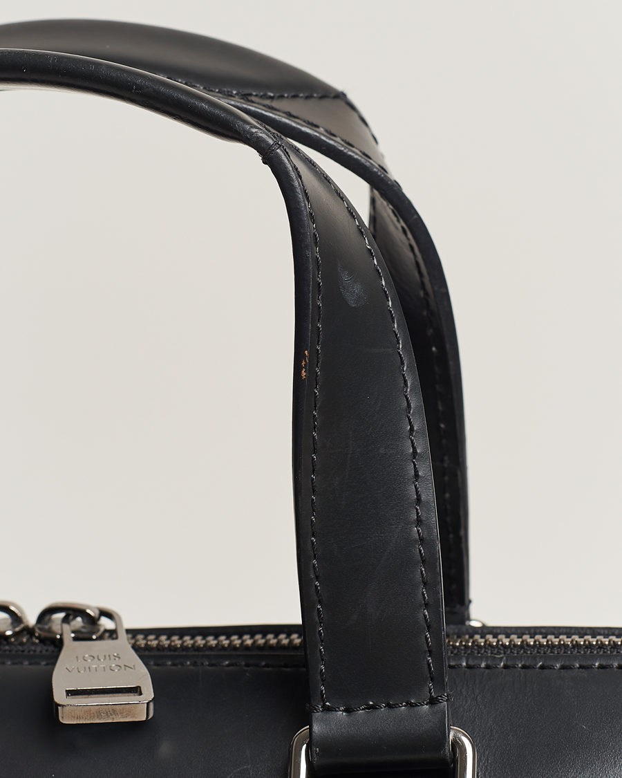 Homme | Louis Vuitton Pre-Owned Briefcase Explorer Monogram Eclipse | Louis Vuitton Pre-Owned | Briefcase Explorer Monogram Eclipse