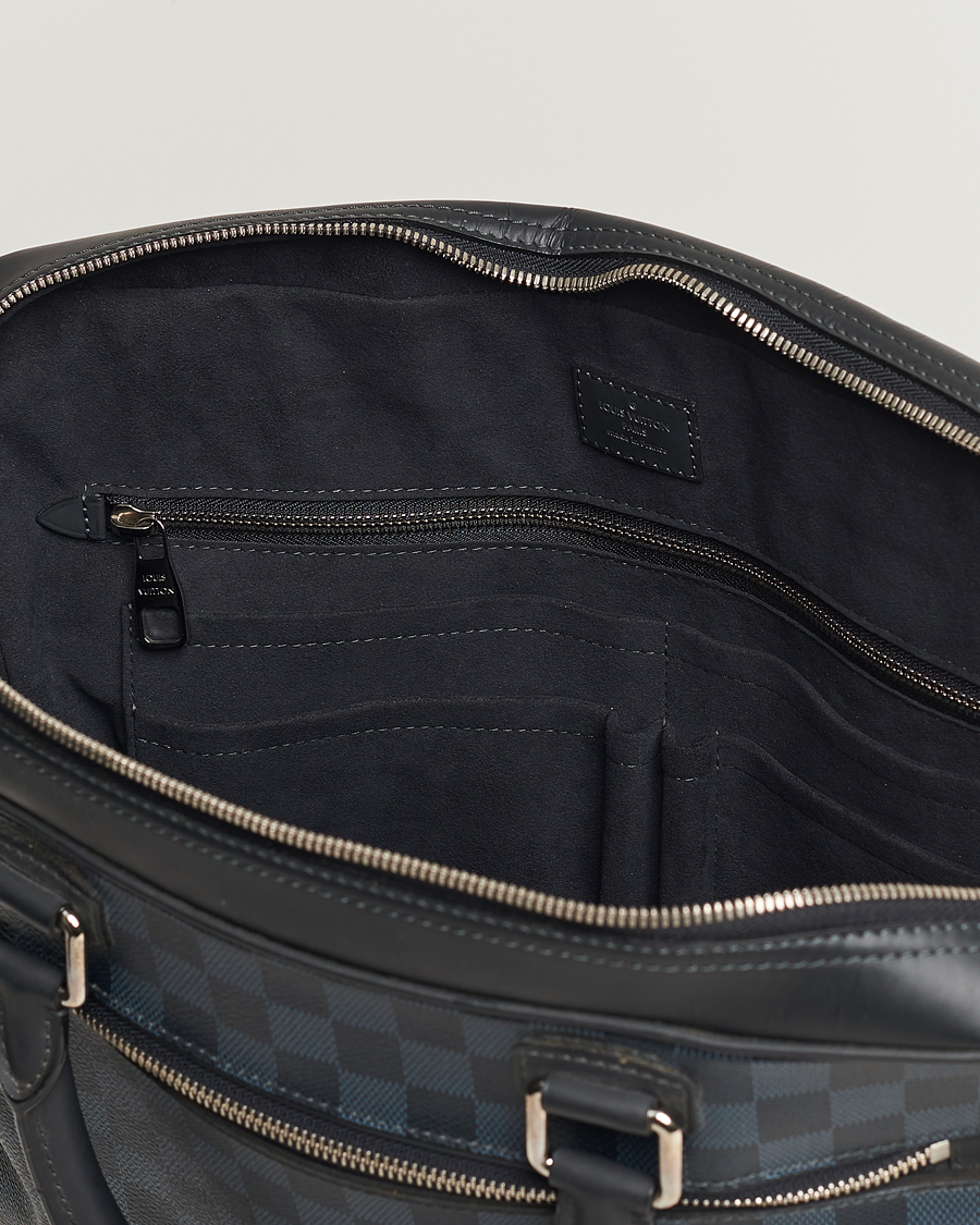Homme | Louis Vuitton Pre-Owned Porte Documents Business Bag Damier Graphite  | Louis Vuitton Pre-Owned | Porte Documents Business Bag Damier Graphite 