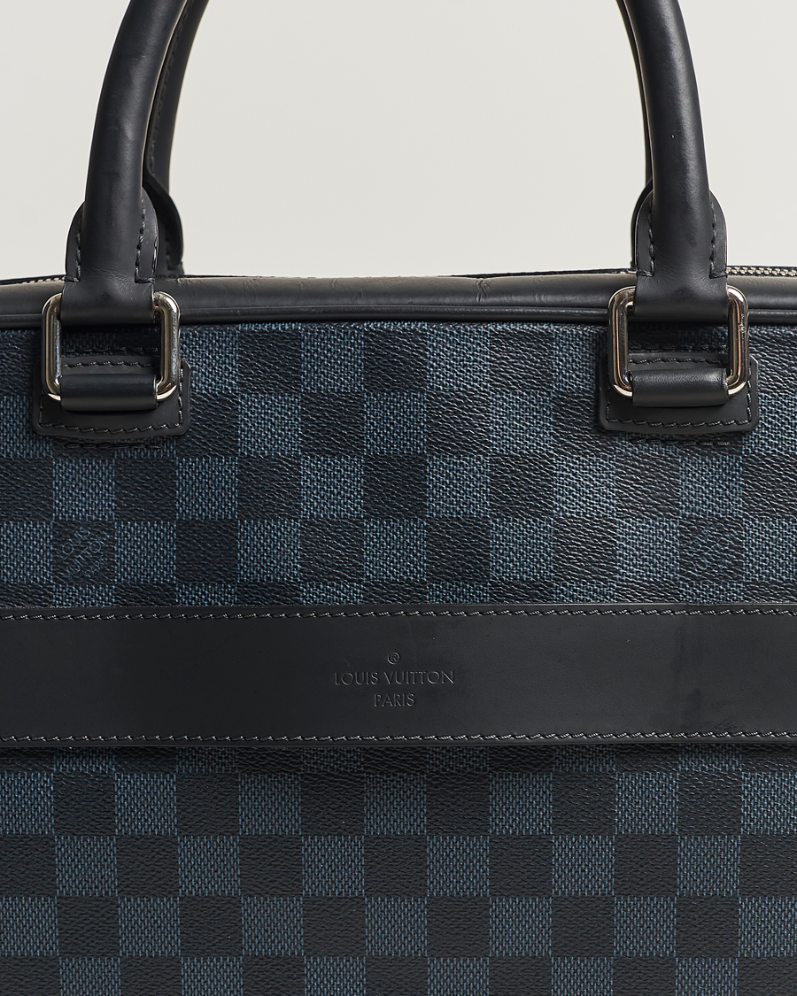Homme | Louis Vuitton Pre-Owned Porte Documents Business Bag Damier Graphite  | Louis Vuitton Pre-Owned | Porte Documents Business Bag Damier Graphite 