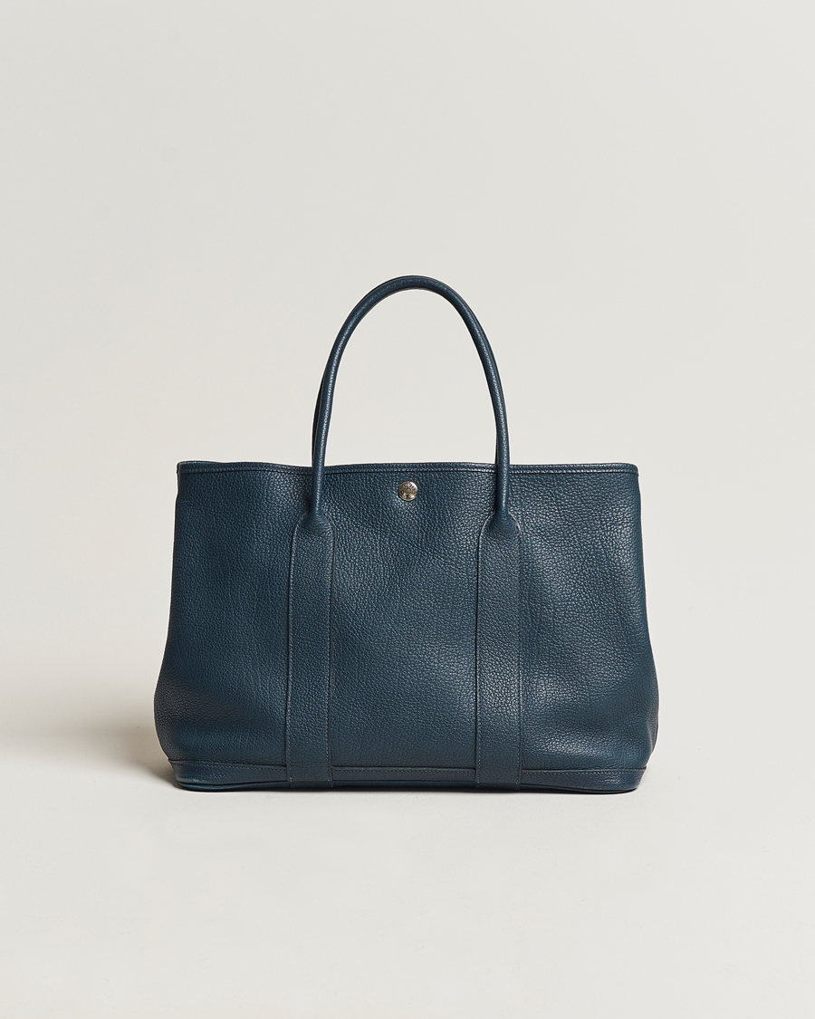 Homme | Hermès Pre-Owned Garden Party 36 Tote Togo Blue | Hermès Pre-Owned | Garden Party 36 Tote Togo Blue