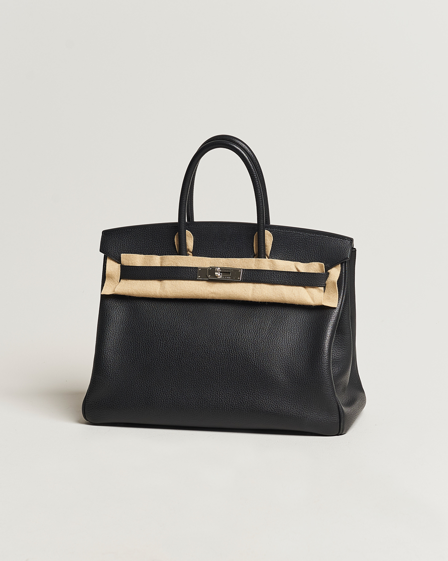 Homme | Hermès Pre-Owned Birkin Bag 35 Togo Black | Hermès Pre-Owned | Birkin Bag 35 Togo Black