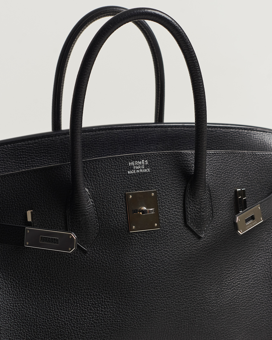 Homme | Hermès Pre-Owned Birkin Bag 35 Togo Black | Hermès Pre-Owned | Birkin Bag 35 Togo Black