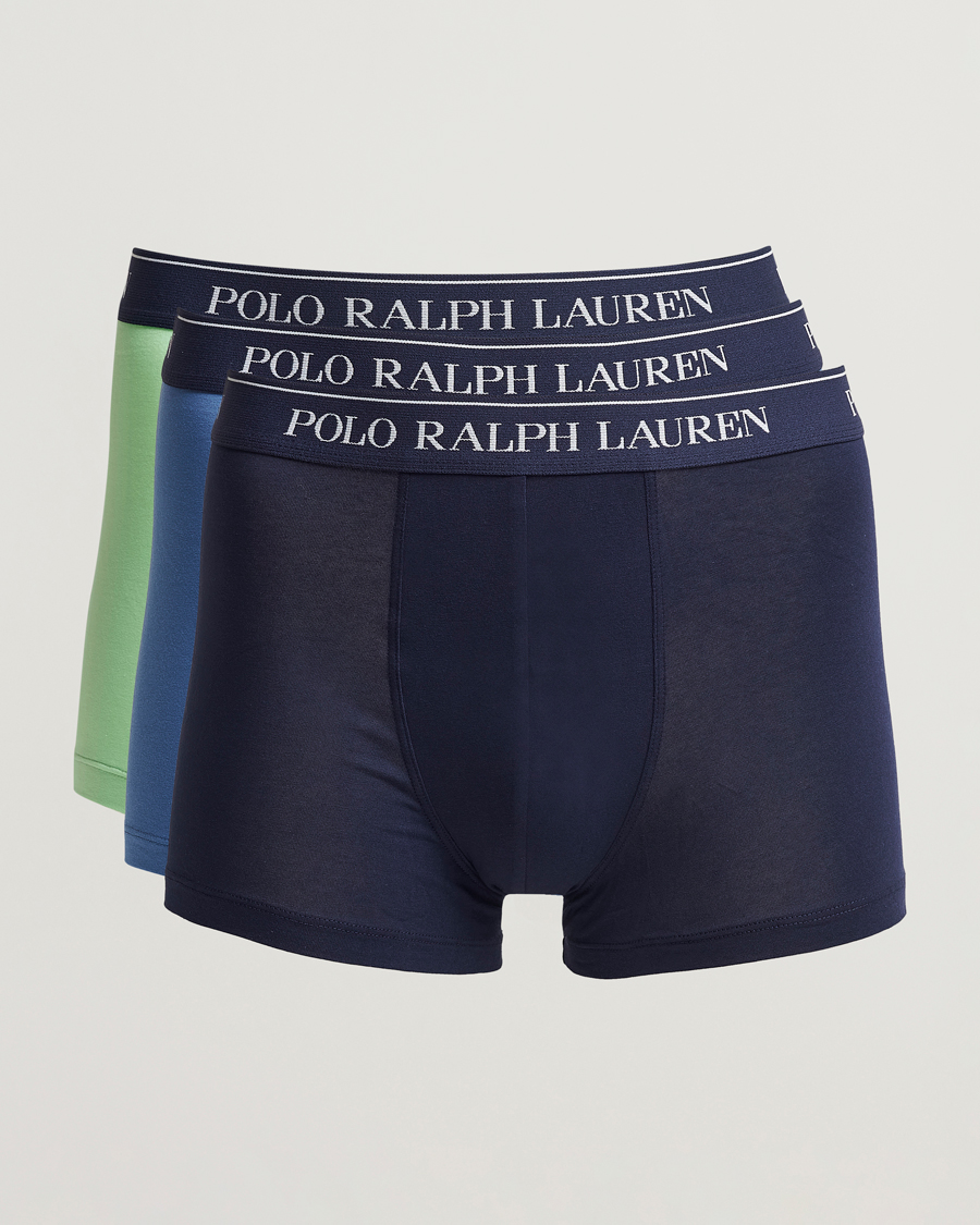 Homme | Sous-Vêtements Et Chaussettes | Polo Ralph Lauren | 3-Pack Trunk Green/Blue/Navy